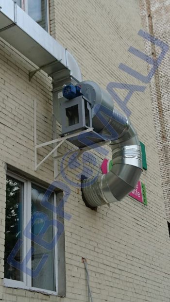 Радиальный вентилятор ЕВРОМАШ на объекте потребителя