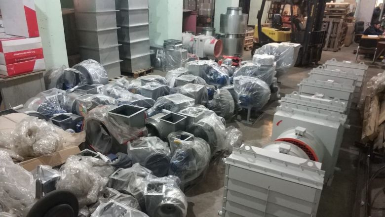 Агрегаты серии ЕВРОМАШ модели АО2 на складе в Москве