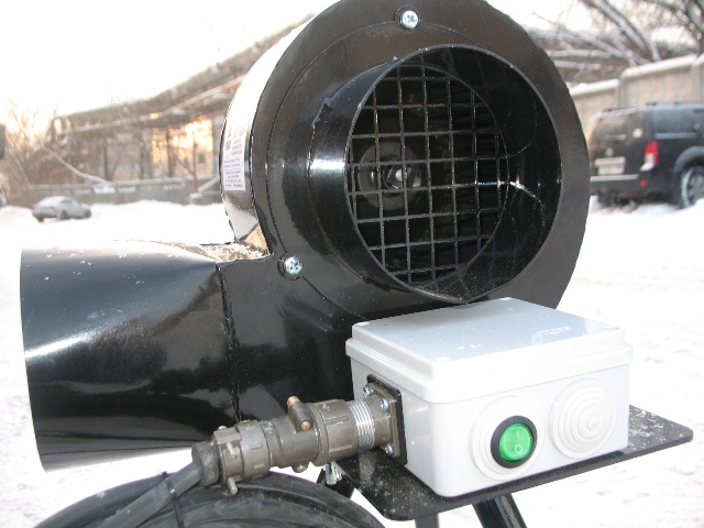 Переносные радиальные вентиляторы ВСП-500 для продувки колодцев