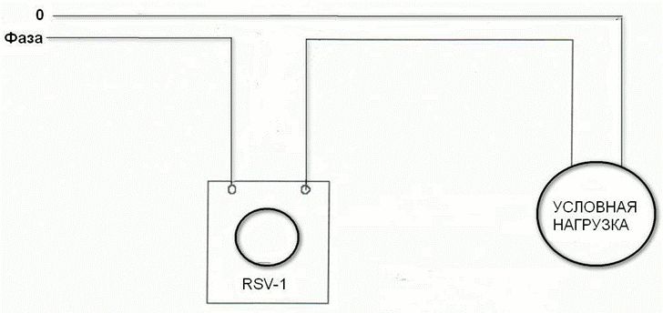 Регулятор скорости RSV-1. Схема подключения.