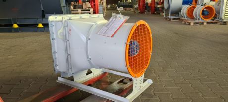 Воздушные отопительные агрегаты АО2 на производственном складе ЕВРОМАШ
