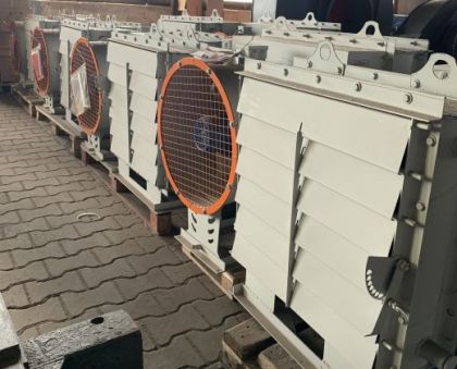 Аппараты ЕВРОМАШ серии АО2 на производственном складе ЕВРОМАШ