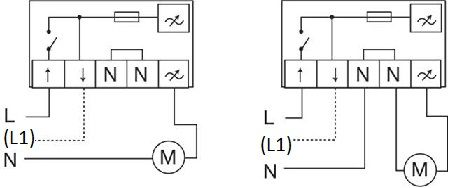 Схема подключения тиристорного регулятора скорости MTY-1,5