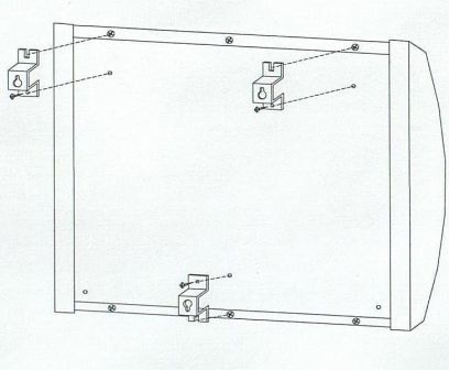 Схема настенного монтажа электрических конвекторов